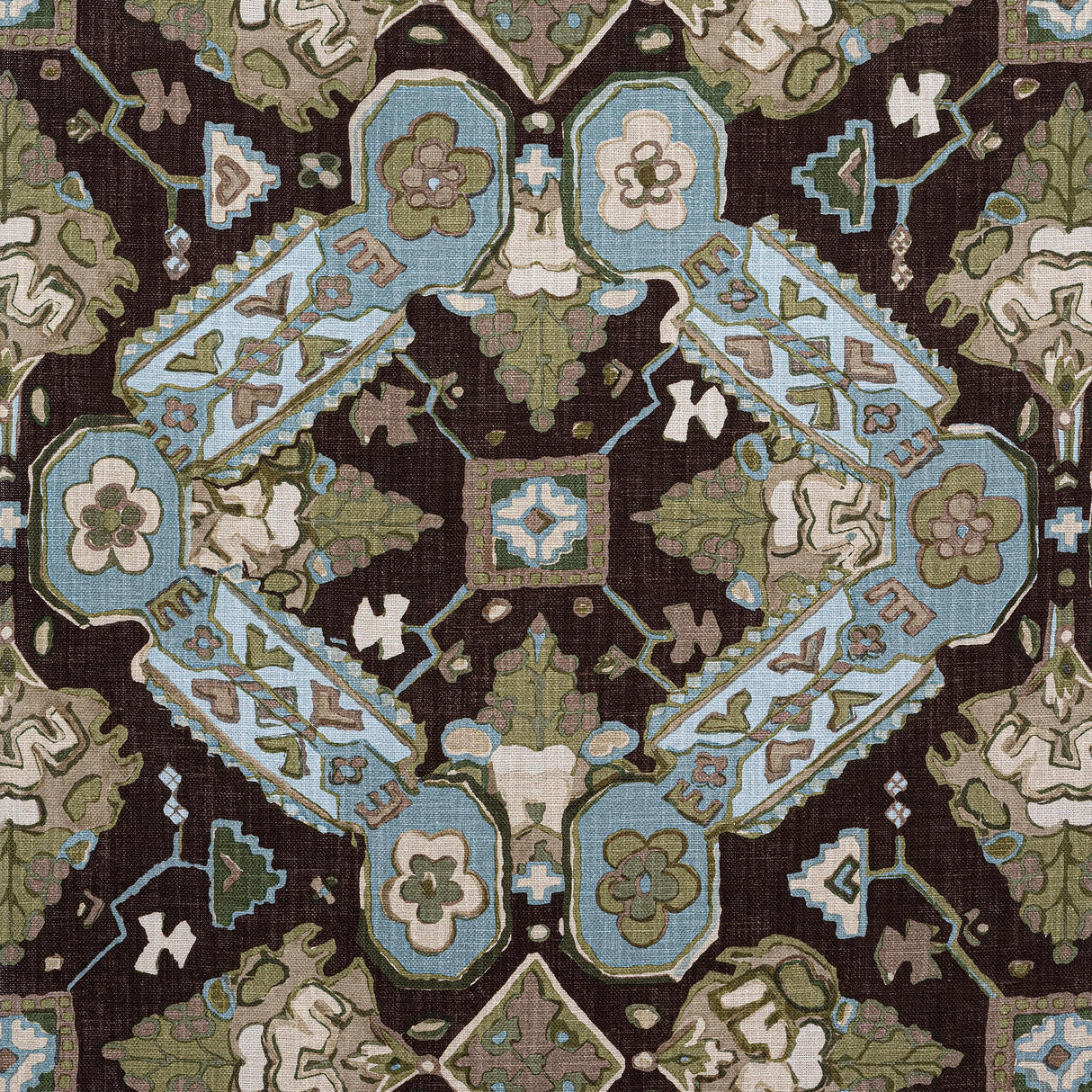 Thibaut Persian Carpet Brown Fabric
