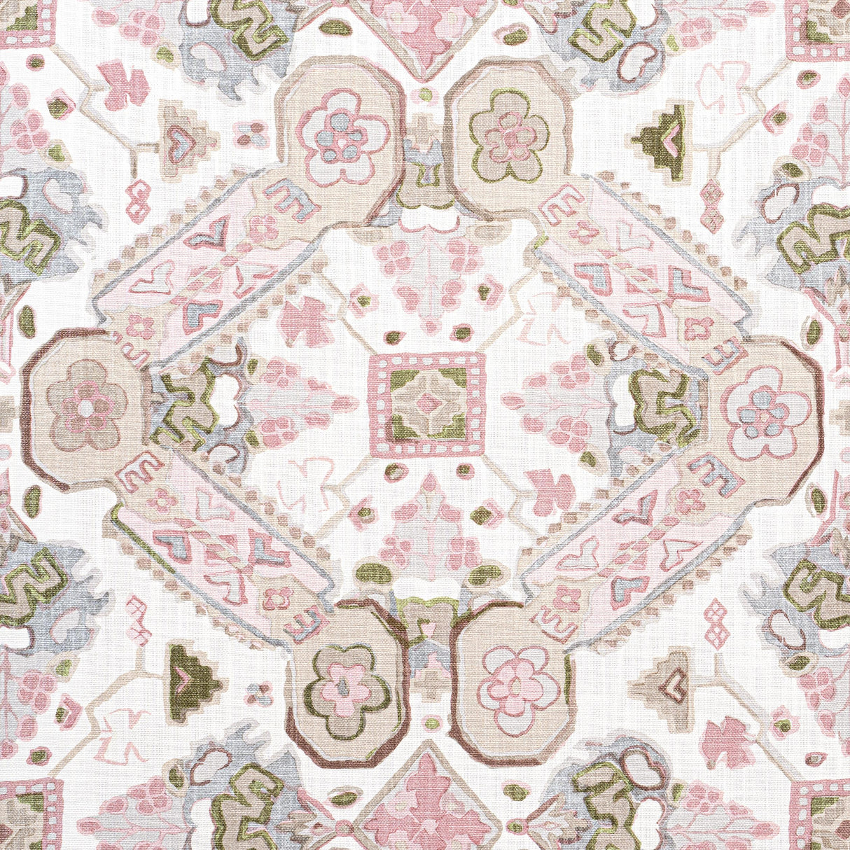Thibaut Persian Carpet Blush Fabric
