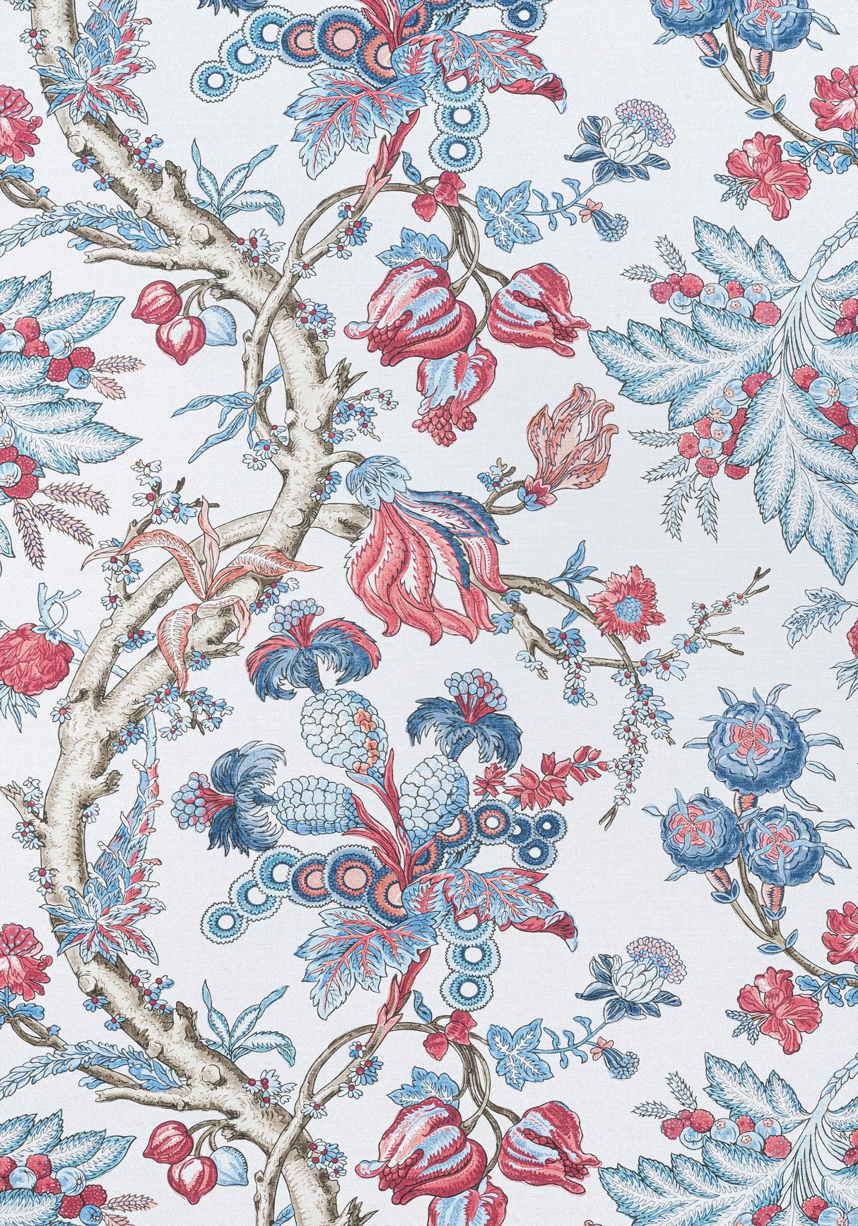 Thibaut CHATELAIN Blue and Red Fabric