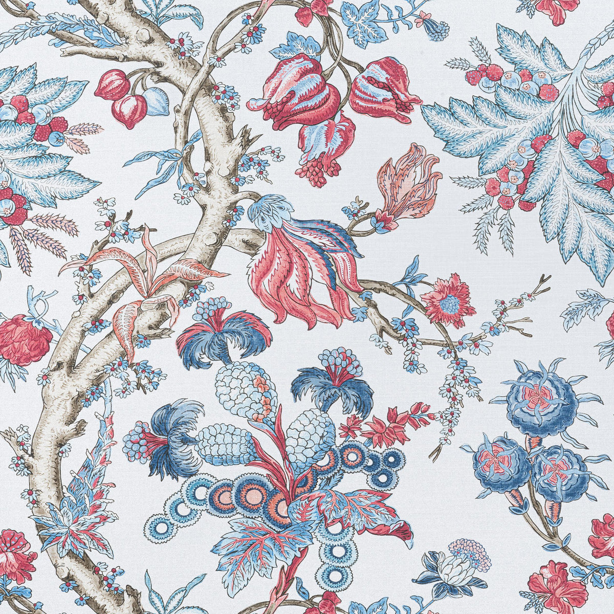 Thibaut Chatelain Blue And Red Fabric