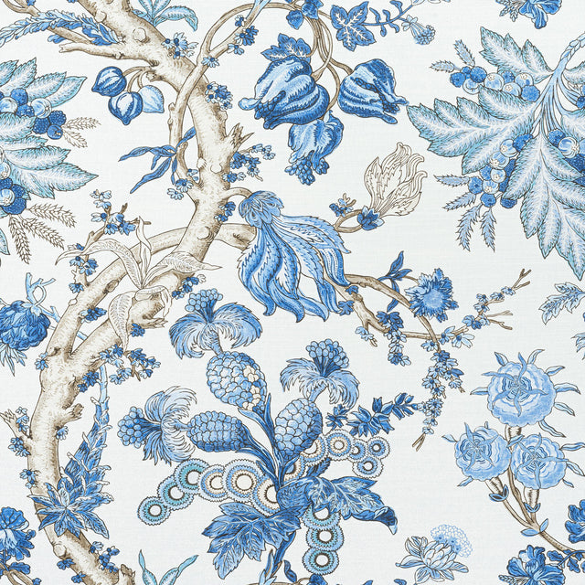 Thibaut Chatelain Blue And White Fabric