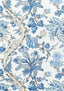 Thibaut CHATELAIN Blue and White Fabric