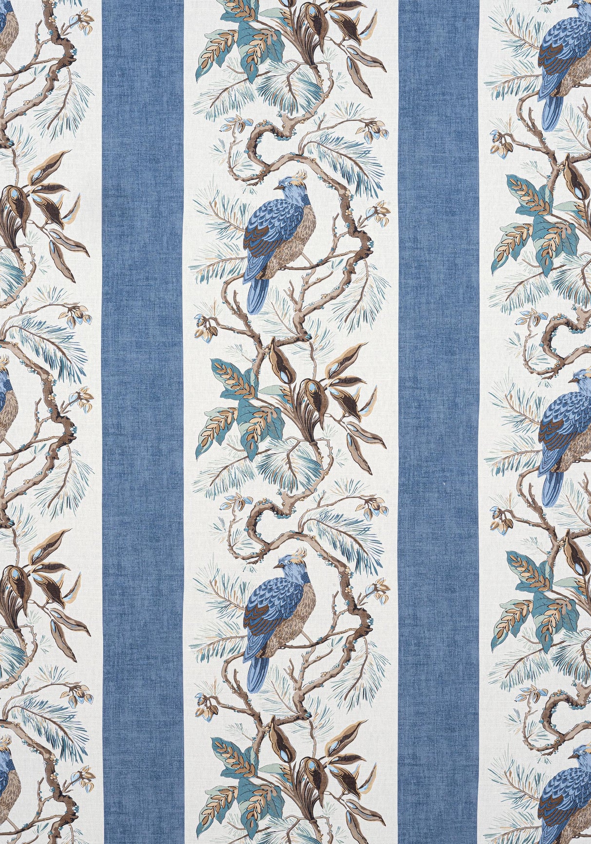 Thibaut WILLIAMSON Blue Fabric