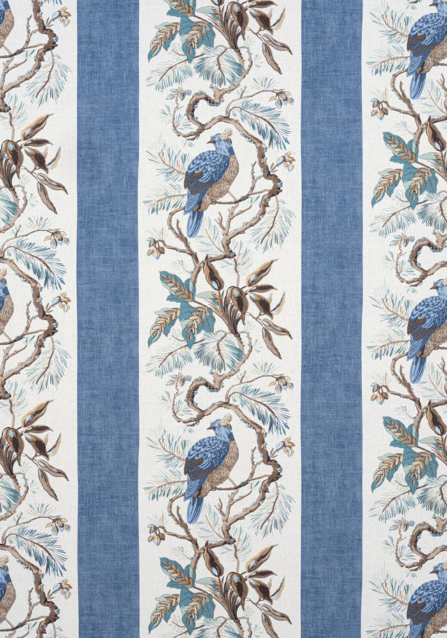 Thibaut WILLIAMSON Blue Fabric
