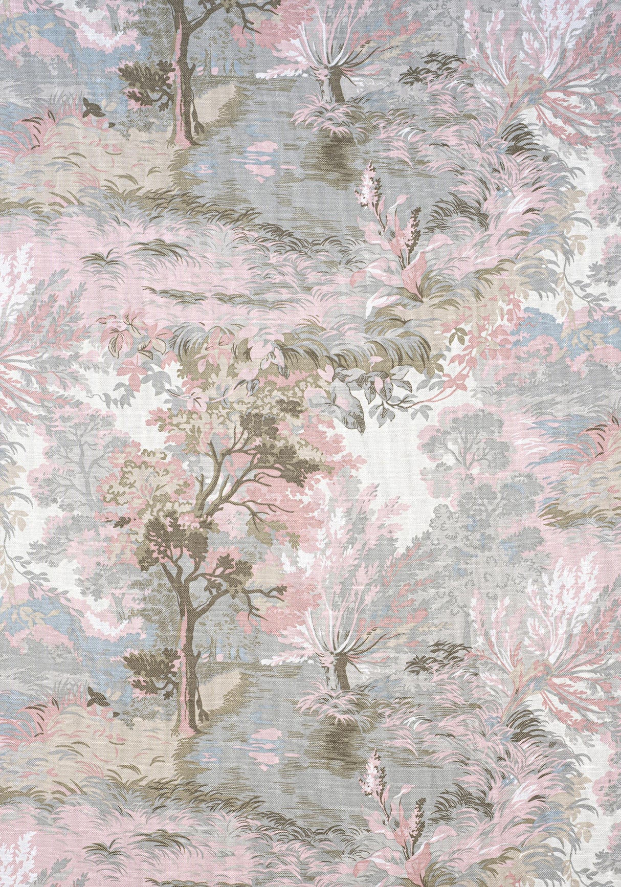 Thibaut LINCOLN TOILE Blush Fabric