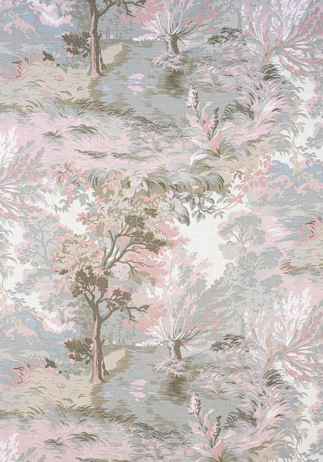 Thibaut LINCOLN TOILE Blush Fabric
