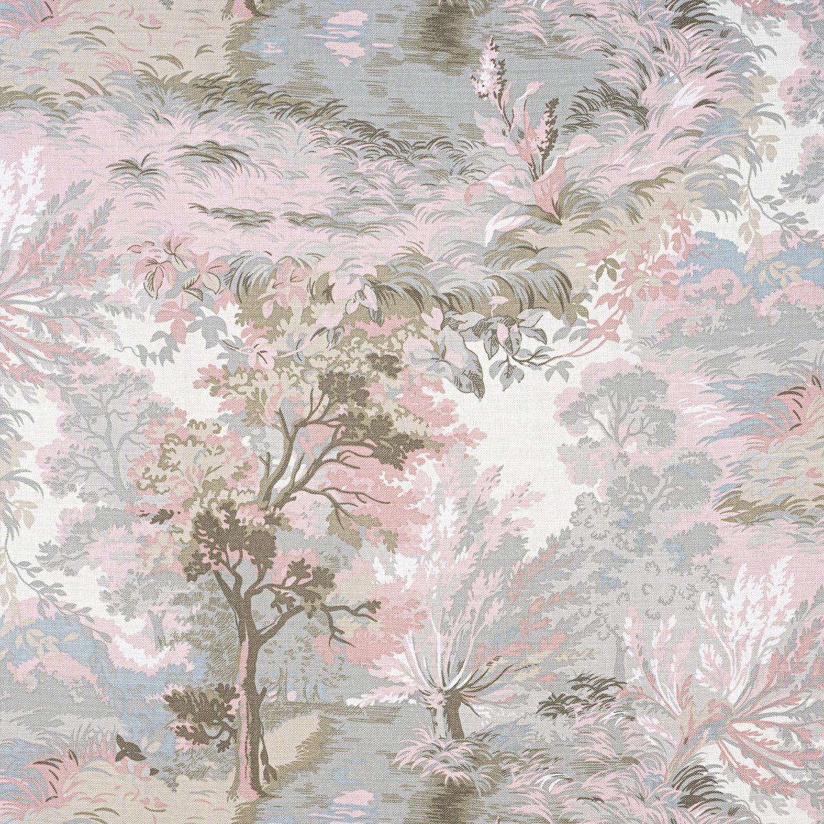 Thibaut Lincoln Toile Blush Fabric