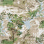 Thibaut Lincoln Toile Green And Beige Fabric