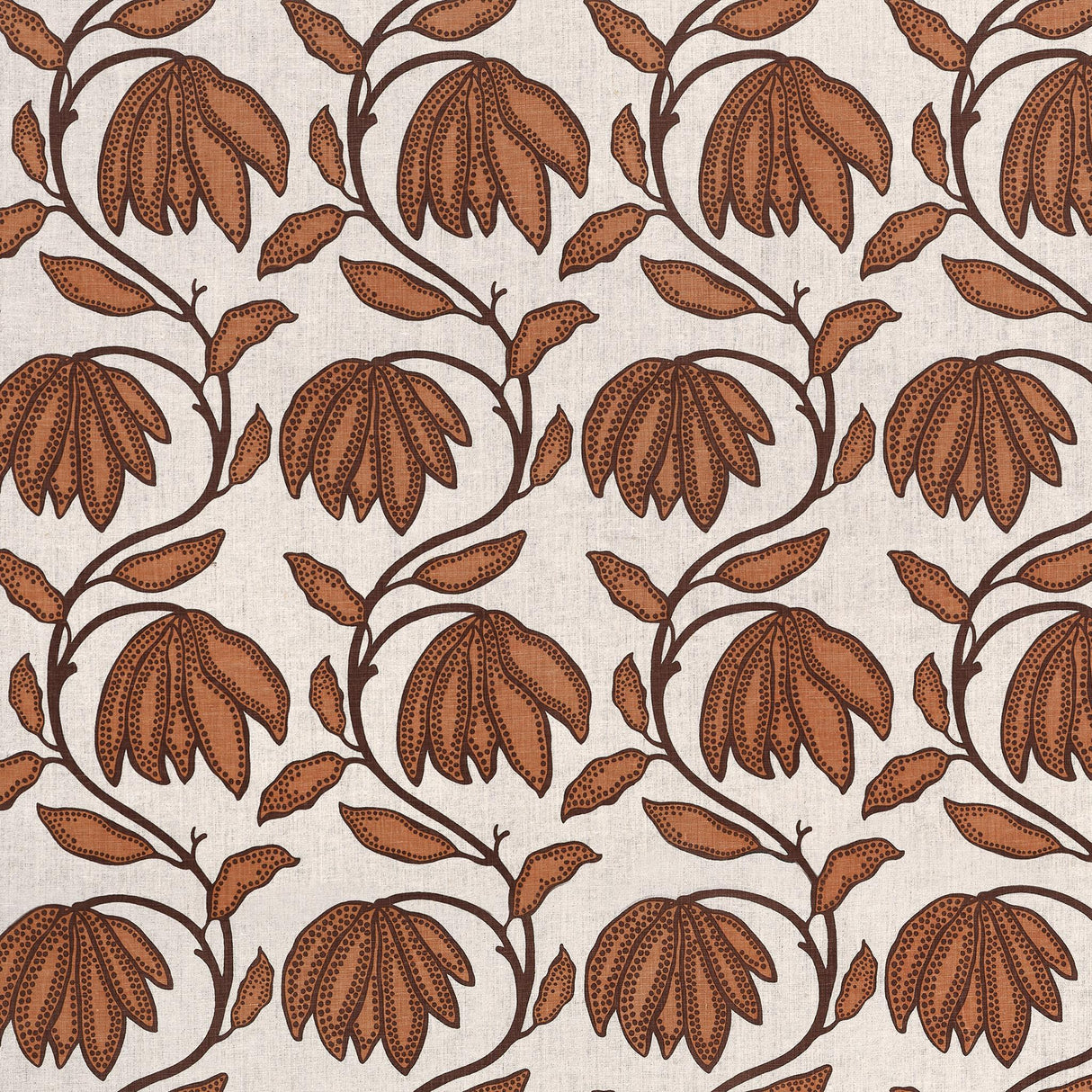 Thibaut DESERT FLOWER Ochre Fabric