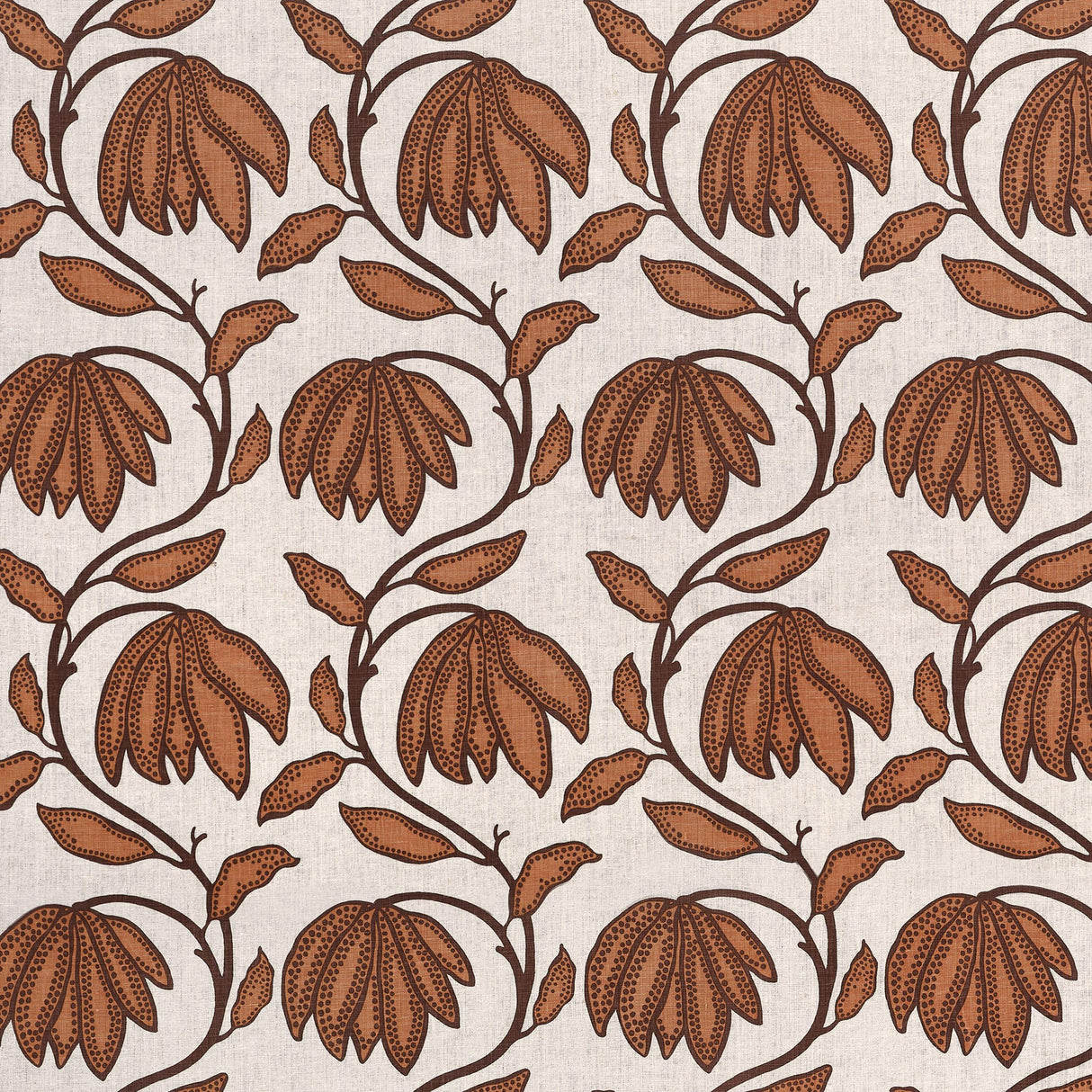 Thibaut Desert Flower Ochre Fabric