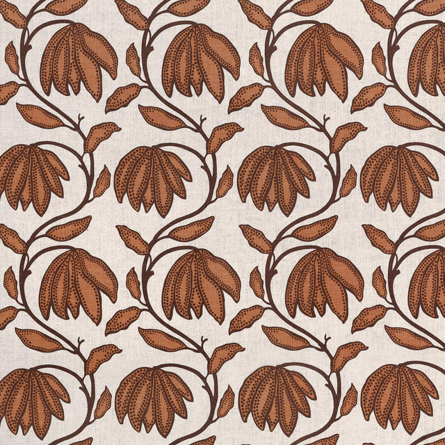 Thibaut Desert Flower Ochre Fabric