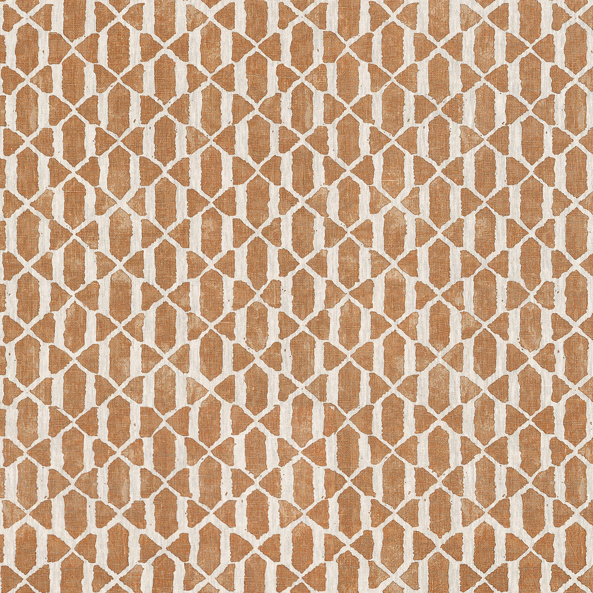 Thibaut Vortex Ochre Fabric