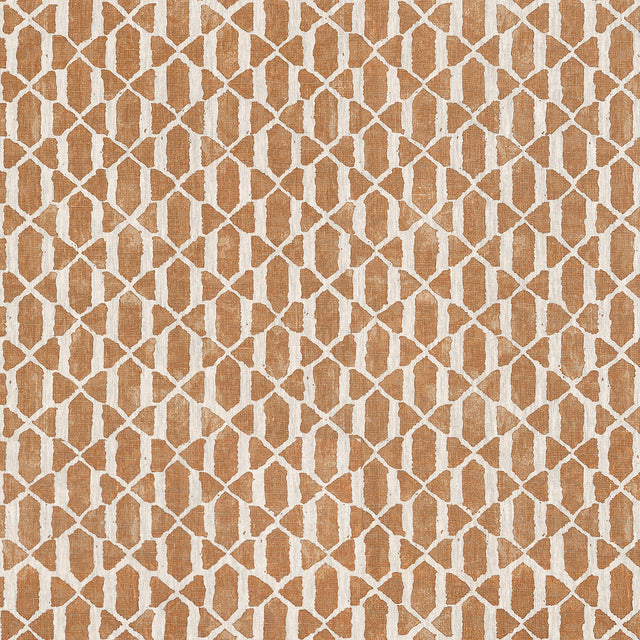 Thibaut Vortex Ochre Fabric