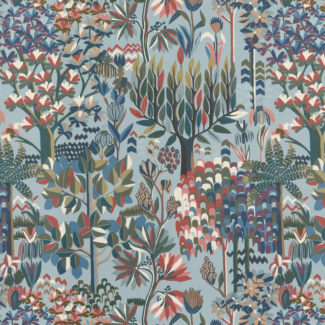Thibaut Alpine Spa Blue Fabric