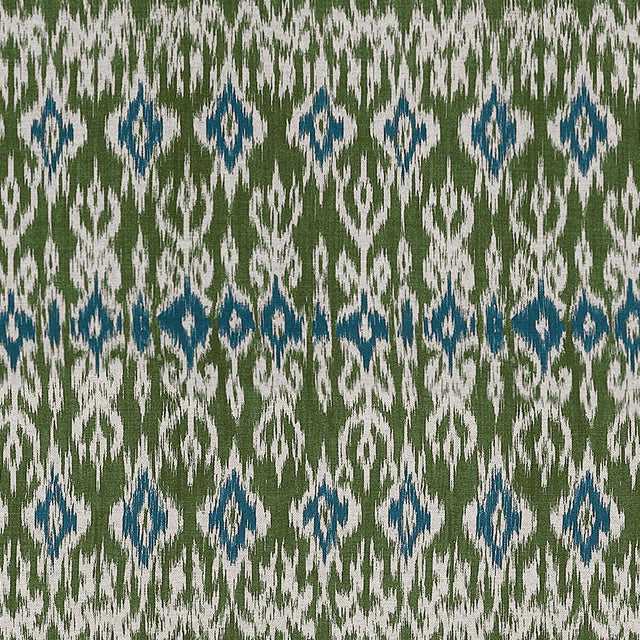 Thibaut ATLAS IKAT Wild Sage Fabric