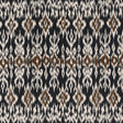 Thibaut Atlas Ikat Basalt Black Fabric