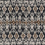 Thibaut Atlas Ikat Basalt Black Fabric