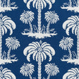 Thibaut Palm Island Navy Fabric