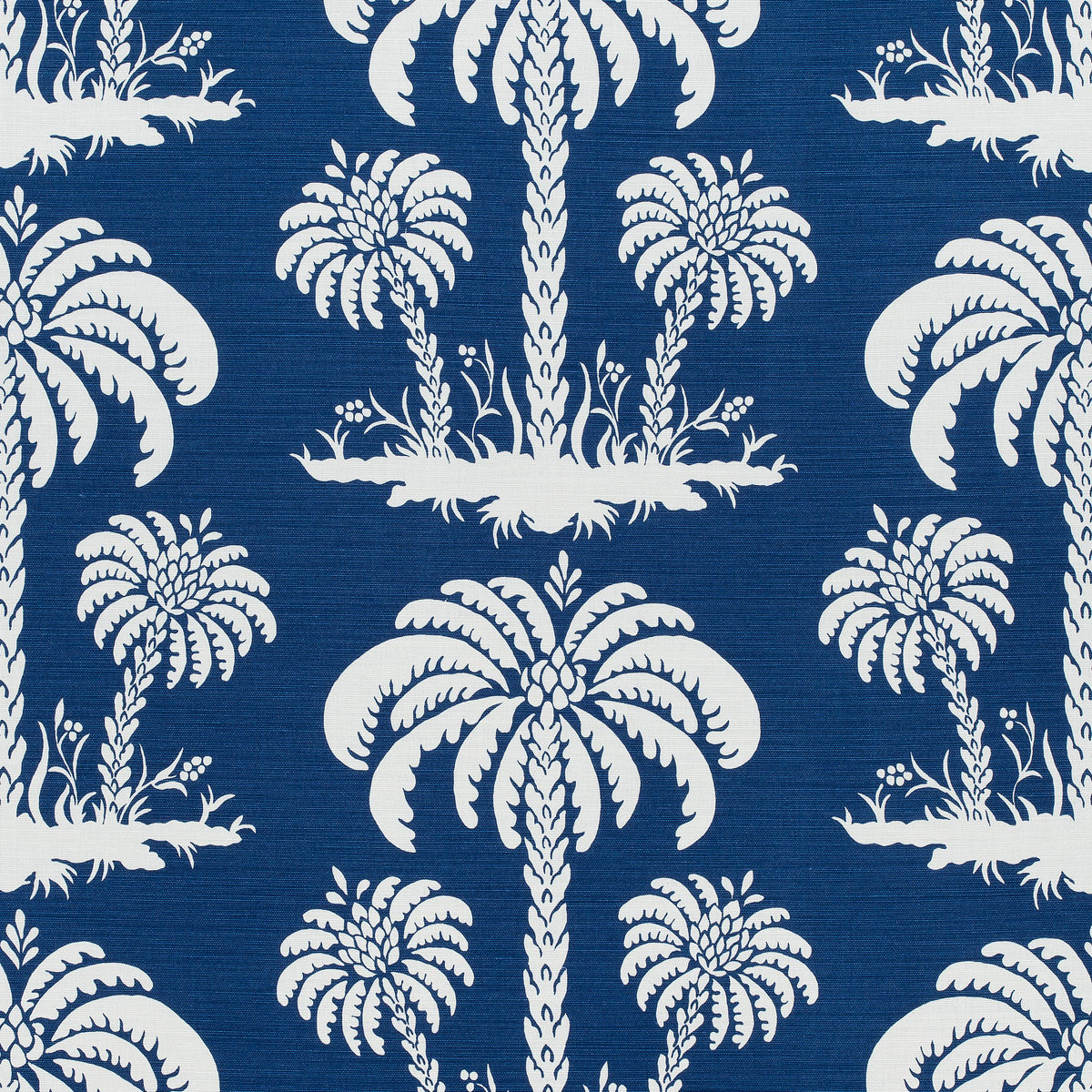 Thibaut Palm Island Navy Fabric
