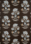 Thibaut LILY FLOWER Black Fabric