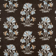 Thibaut Lily Flower Black Fabric