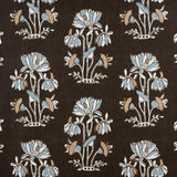 Thibaut Lily Flower Black Fabric