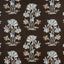 Thibaut Lily Flower Black Fabric