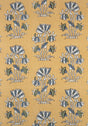 Thibaut LILY FLOWER Harvest Gold Fabric
