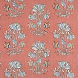 Thibaut Lily Flower Coral Fabric