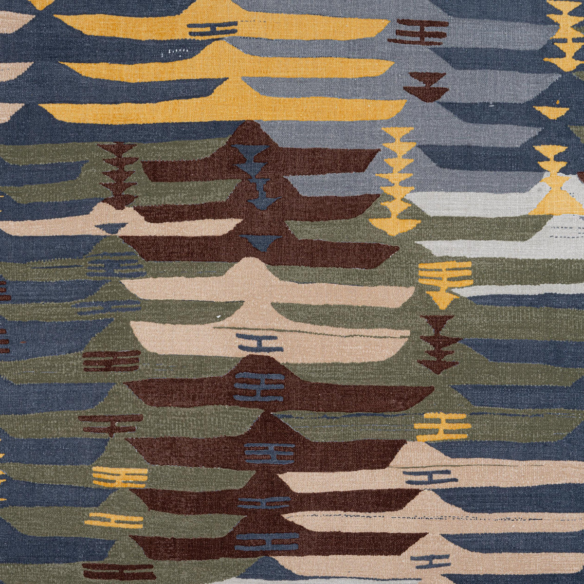 Thibaut Rio Grande Bluestone And Moss Fabric