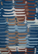 Thibaut RIO GRANDE Navy and Brown Fabric