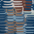 Thibaut Rio Grande Navy And Brown Fabric