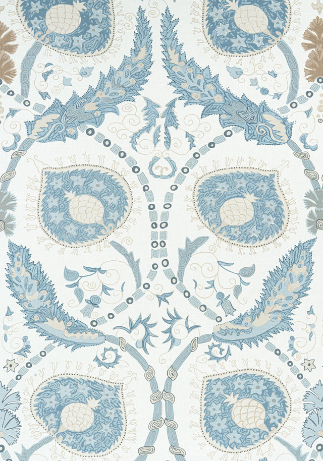 Thibaut LEWIS Spa Blue Fabric