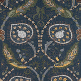Thibaut Lewis Charcoal And Bluestone Fabric