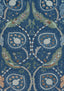Thibaut LEWIS Navy and Teal Fabric