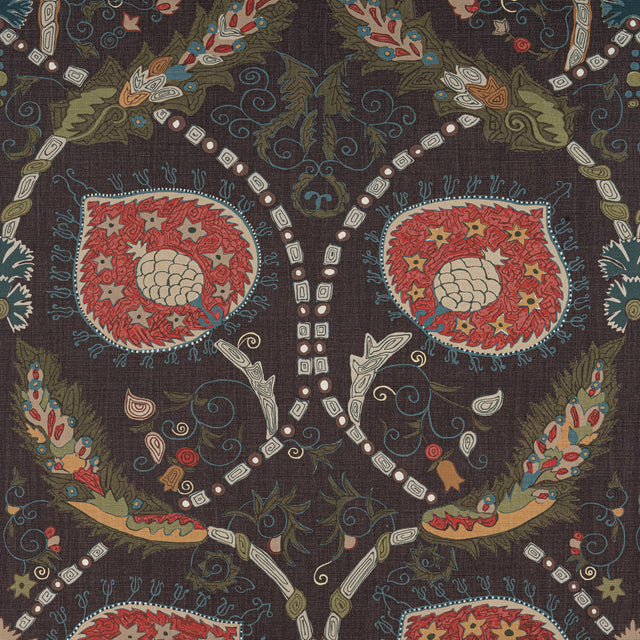 Thibaut Lewis Brown Fabric