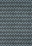 Thibaut TIBURON Black and Mineral Blue Fabric