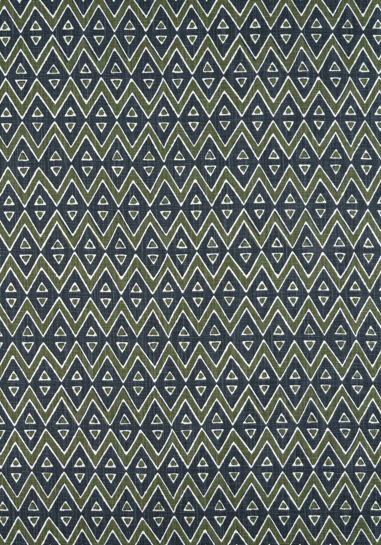 Thibaut TIBURON Green and Bluestone Fabric