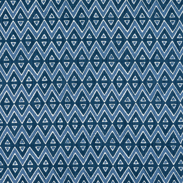 Thibaut Tiburon Navy Fabric