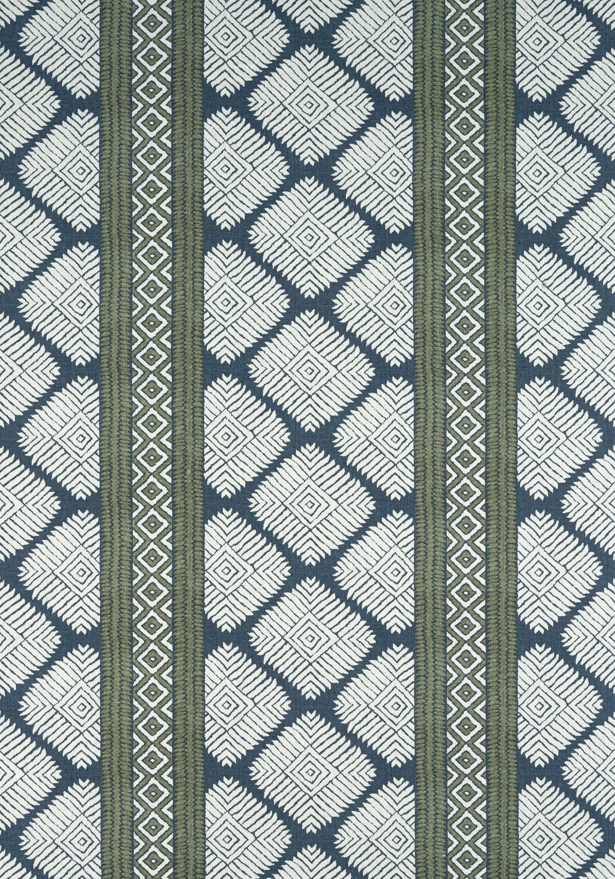 Thibaut AUSTIN Bluestone and Green Fabric