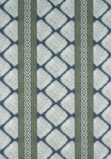 Thibaut AUSTIN Bluestone and Green Fabric