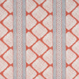 Thibaut Austin Coral And Spa Blue Fabric