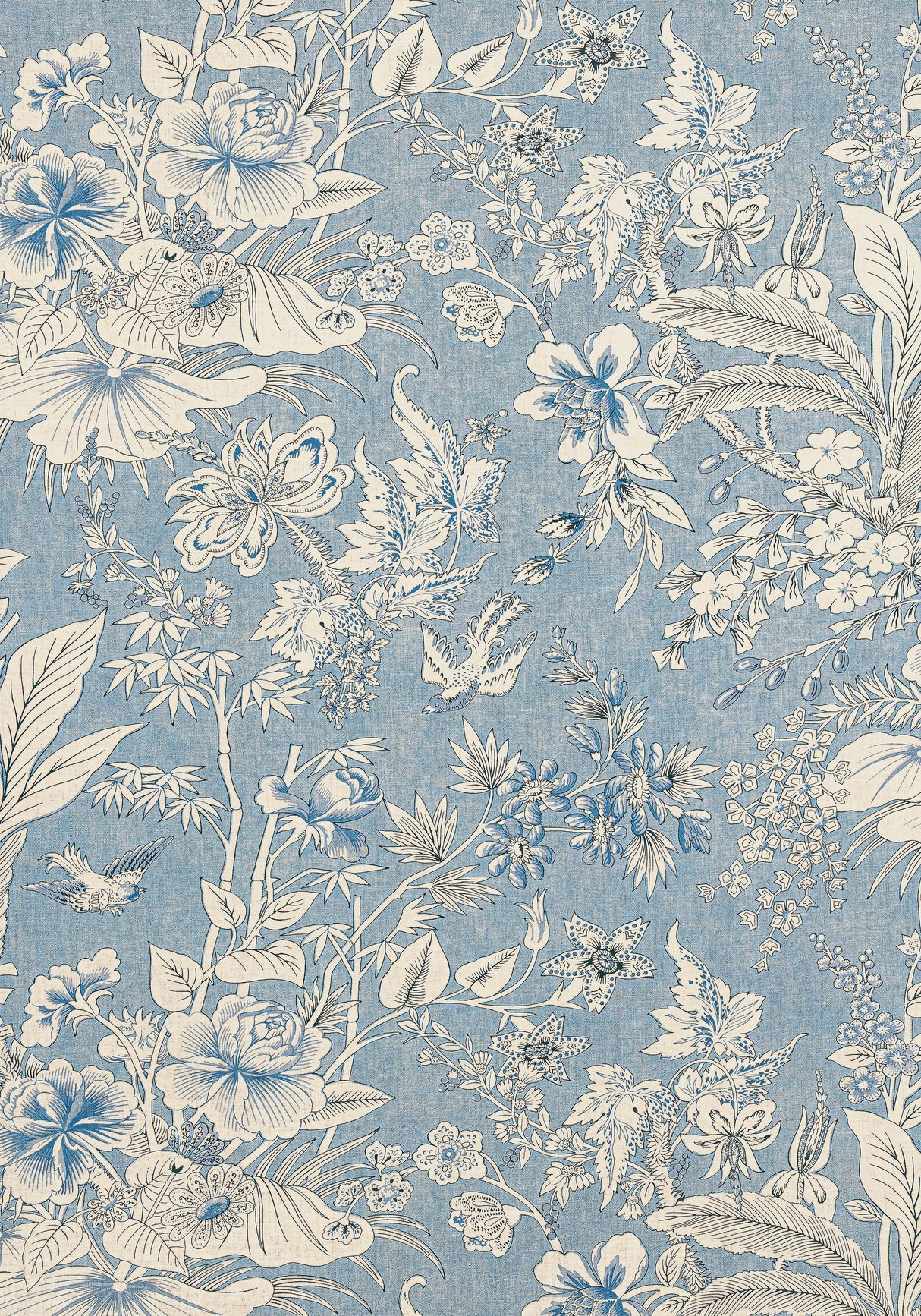 Thibaut ROSALIND Blue Fabric