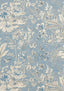 Thibaut ROSALIND Blue Fabric