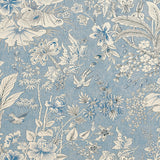 Thibaut Rosalind Blue Fabric