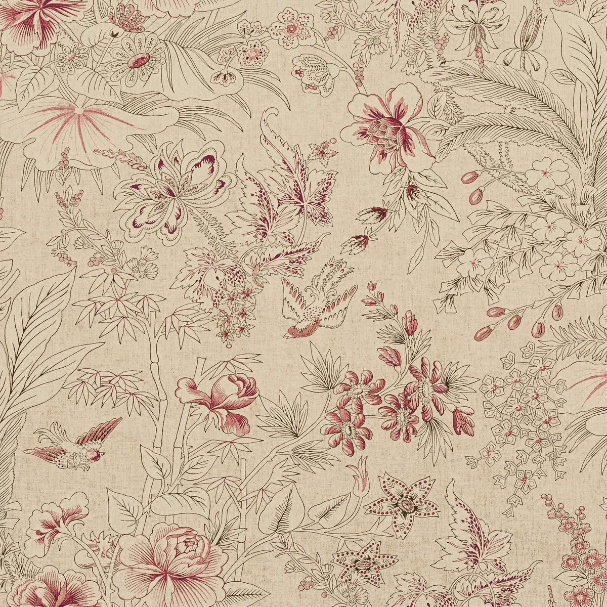 Thibaut Rosalind Beige Fabric