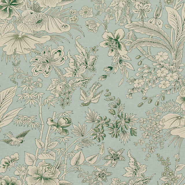 Thibaut Rosalind Mist Fabric