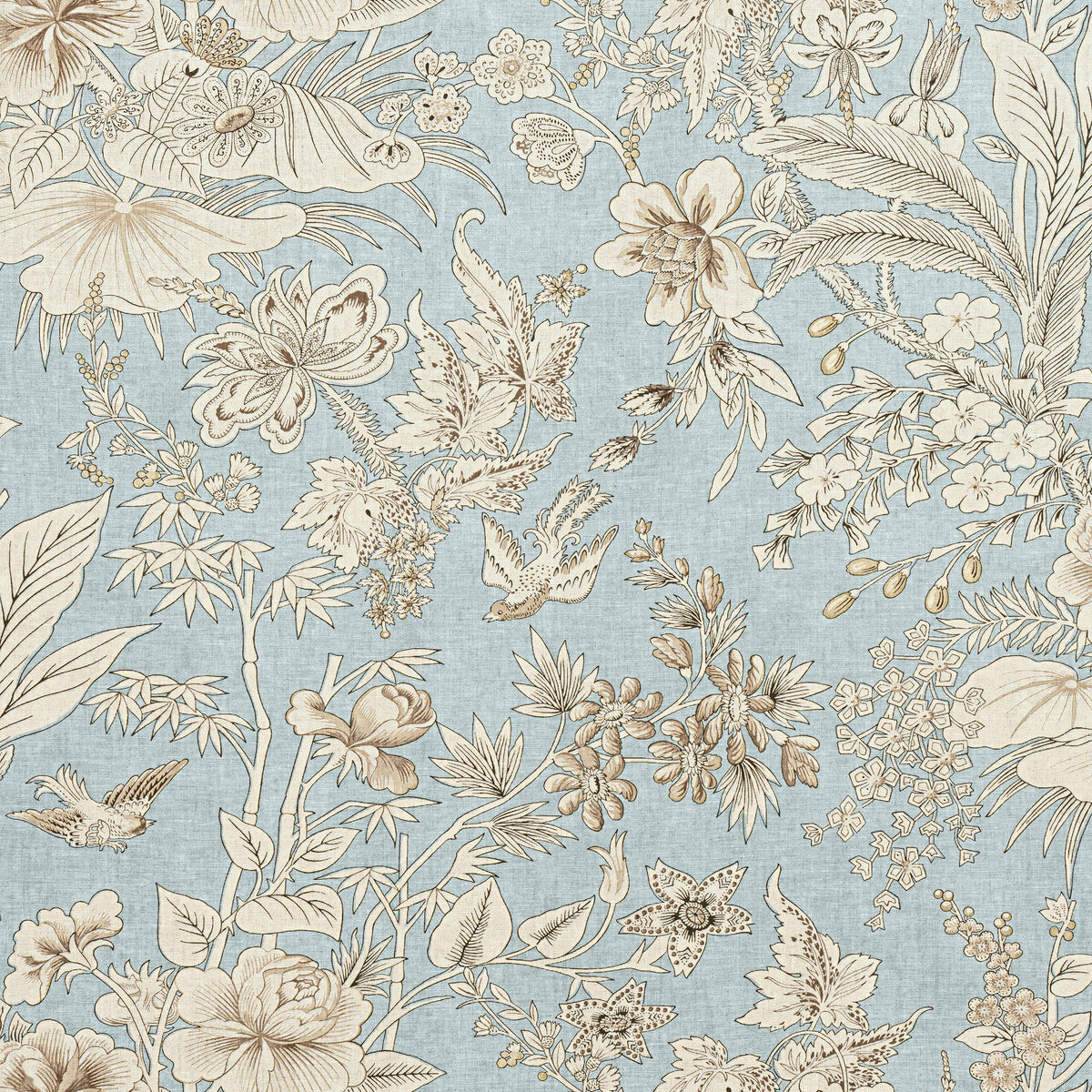 Thibaut Rosalind Spa Blue Fabric