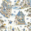 Thibaut Grand Palace Blue And Green Fabric