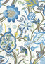 Thibaut WINDSOR Blue and Yellow Fabric